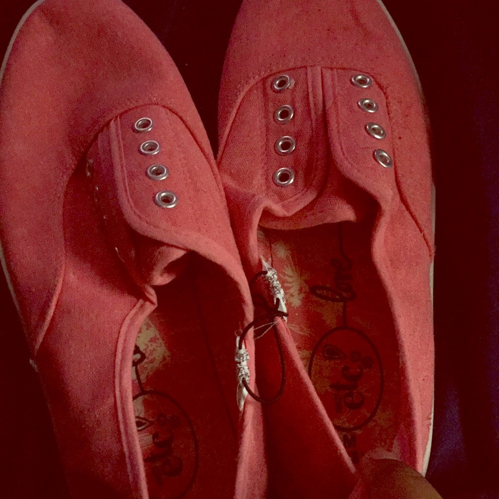 Pink shoes